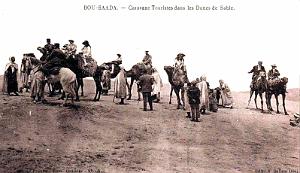BOU-SAADA - CARAVANE DE TOURISTES